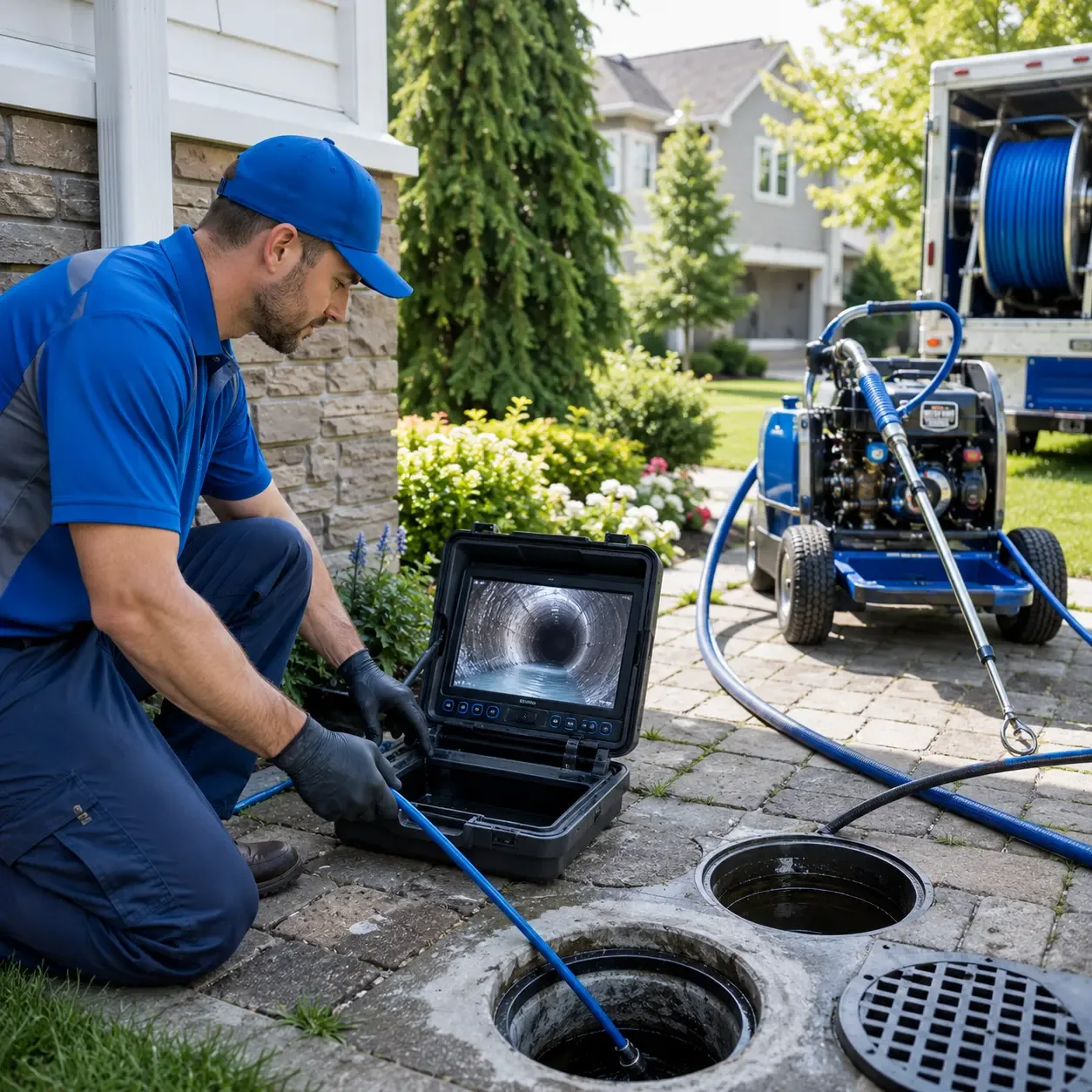 Outdoor drain cleaning professionals serving Biddeford, ME